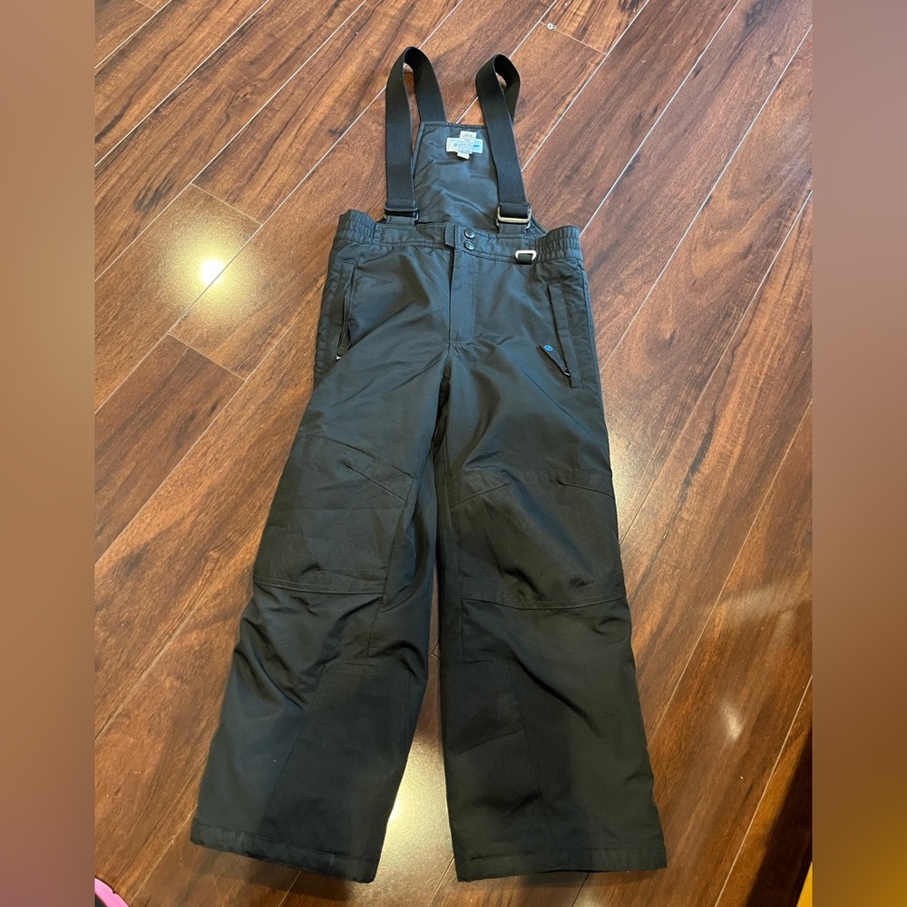⭐️EUC - Slalom Black Back-Bib Ski/Snow Pants Youth Small